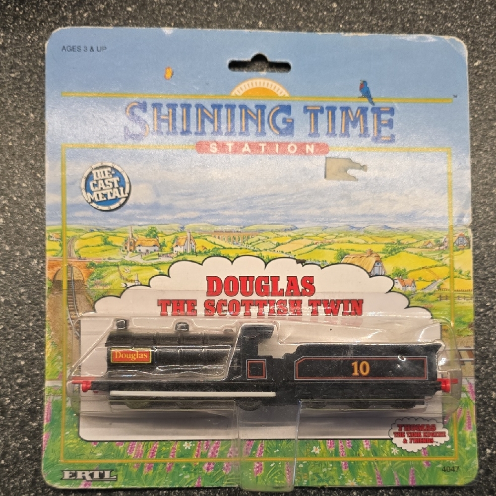 1992 ERTL 4047 Douglas the Scottish Twin Shining Time Station Thomas Train New